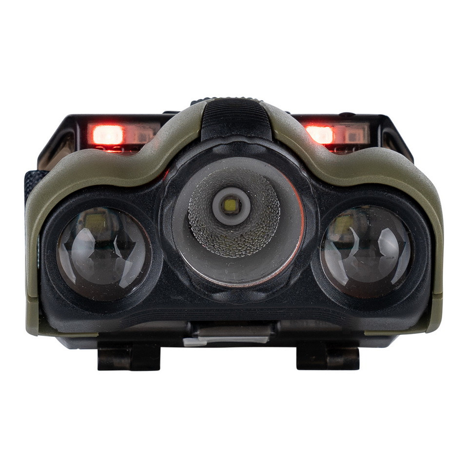 Linterna Frontal LED Fosco Forest 220 Lúmenes Recargable – Luz Blanca, Roja y Verde - Imagen 7