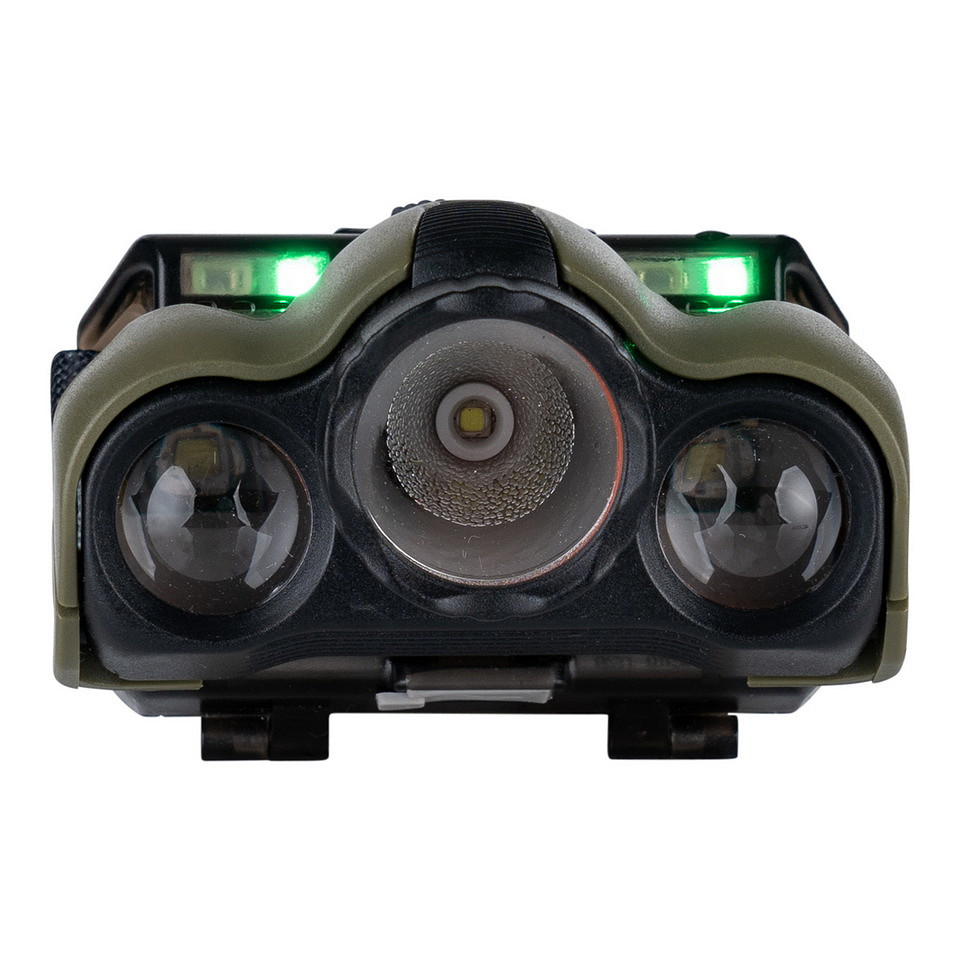 Linterna Frontal LED Fosco Forest 220 Lúmenes Recargable – Luz Blanca, Roja y Verde - Imagen 8